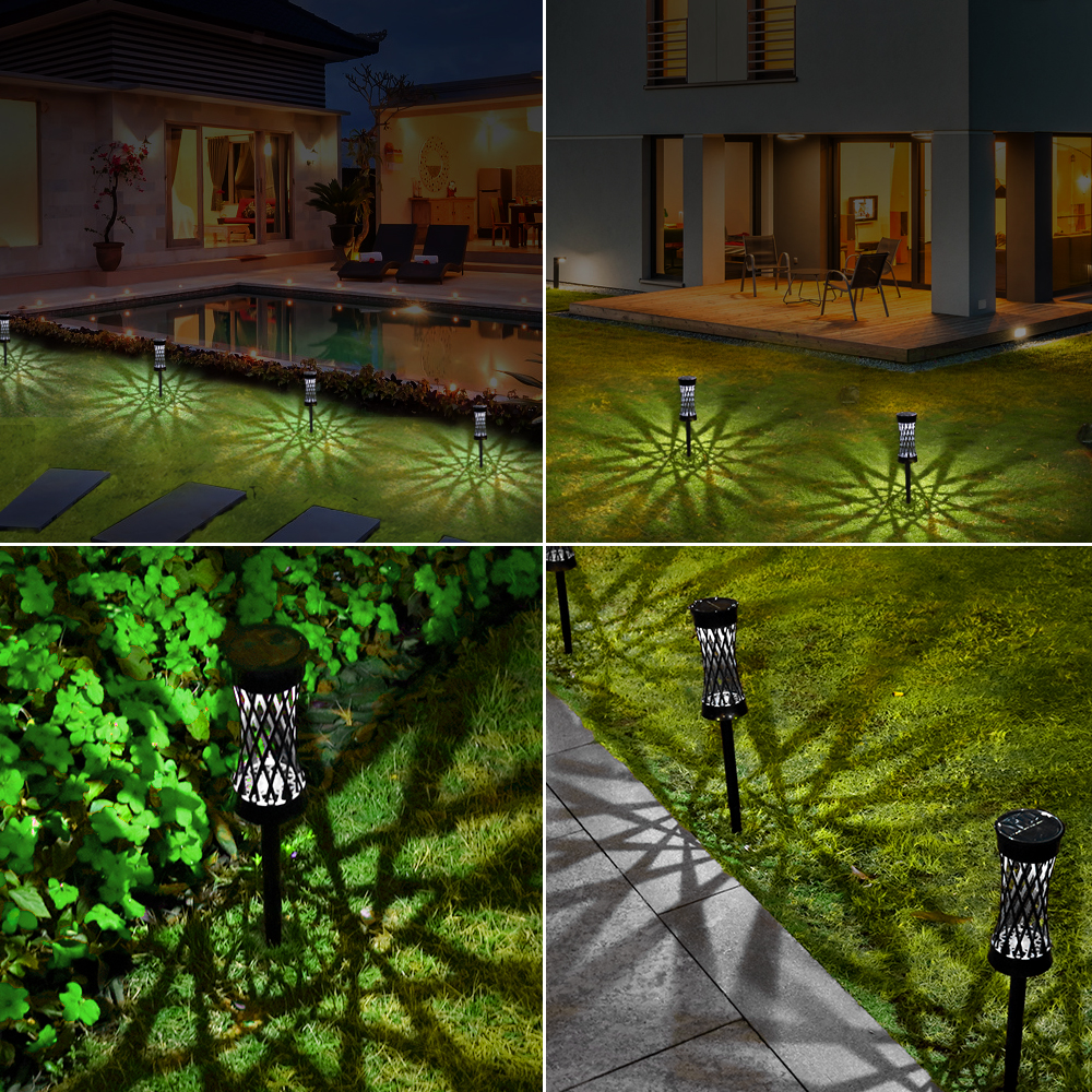 Solar Lights Outdoor Upgraded Bright Solar Pathway Lights Waterproof